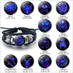 Zodiac Constellation Bracelet Braided Design Bracelet For Men Women Kids - Image 2