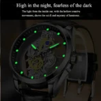 Men Watch Skeleton Automatic Quartz Watch Gold Skeleton Vintage Man Watch Mens Watches Top Brand Luxury - Image 16